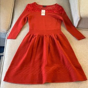 Jessica Simpson chili pepper lace opera dress
